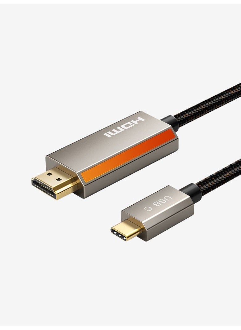 CABLETIME ZINC ALLOY USB C MALE TO HDMI MALE 8K CABLE CORD 4K 120HZ COMPATIBLE WITH MACBOOK PRO - Image 1